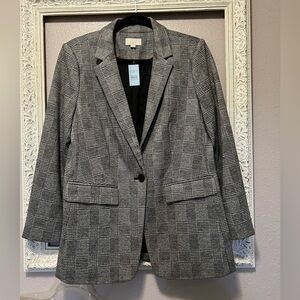 NWT LOFT Boyfriend Fit Blazer 12P